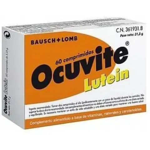 Bausch+Lomb Ocuvite Lutein 60 Tablets – image 2