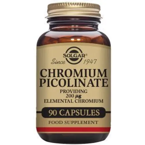 Solgar Chromium Picolinate 200 mg 90 Capsules – image 2