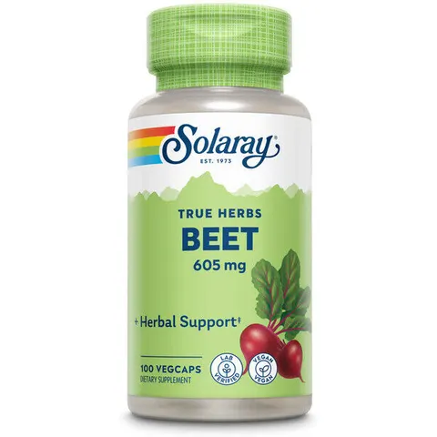 Solaray Beetroot 100 Vegetable Capsules – image 2