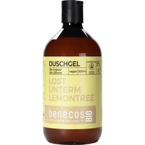 Benecos Bio Ginger and Lemon Bath Gel 500 ml – image 2