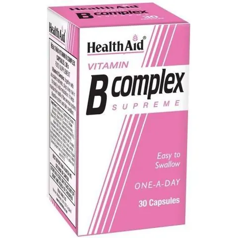 HealthAid Vitamin B Complex 30 Capsules – image 2