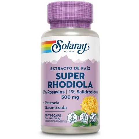 Solaray Super Rhodiola 60 Vegetable Capsules 60 Units – image 2