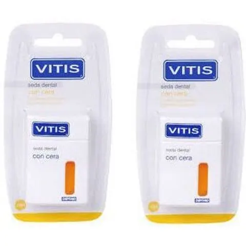 Vitis Waxed Dental Floss 2x50m – image 2