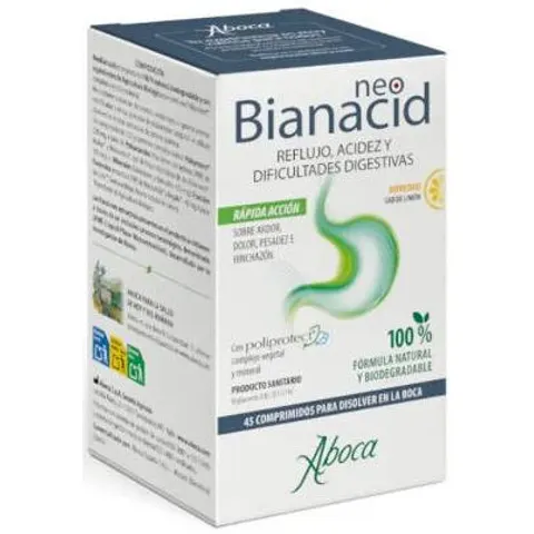 Aboca Neobianacid Tablets Lemon 45 Tablets – image 2