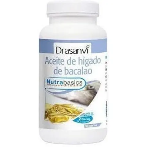 Drasanvi Nutrabasic cod liver 90 capsules – image 2