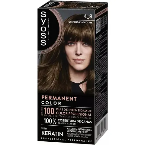 Syoss Permanent Color 1 Unit 4.8-Chocolate Chestnut – image 2