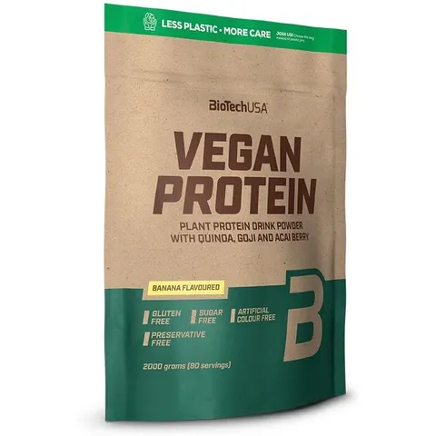 BiotechUSA Vegan Protein 2000 gr Vanilla Cookie – image 2