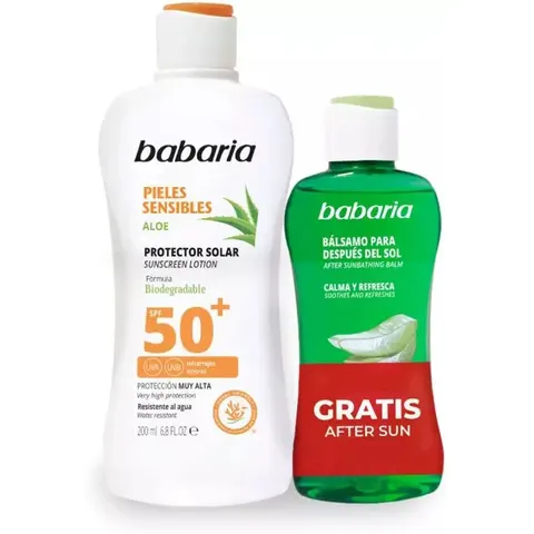 Babaria Sunscreen for Sensitive Skin SPF50+ 2-piece Set – image 2