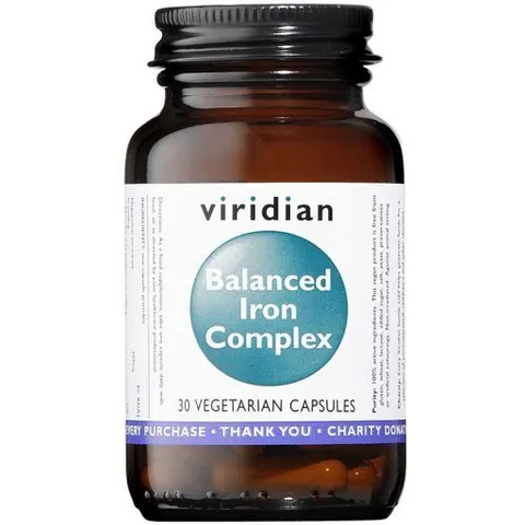 Viridian Iron Complex Vegetable Capsules balanced 30 – image 2