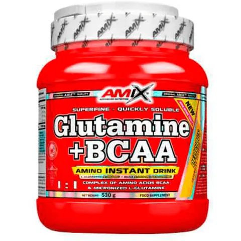 Amix Glutamine+BCAA 530 gr Orange – image 2