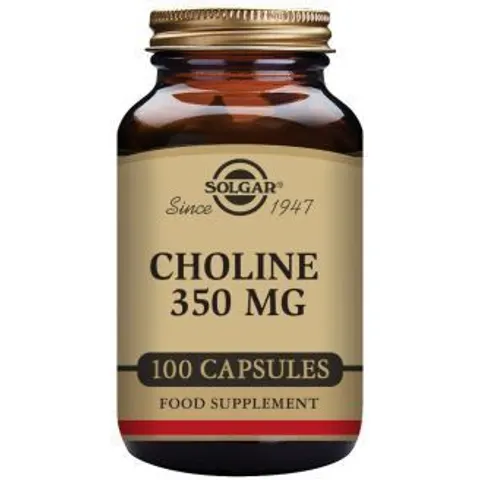 Solgar Choline 350 mg 100 Capsules – image 3