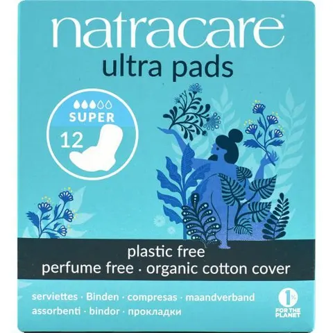 Natracare Super Alas Compresses 12 uds – image 2