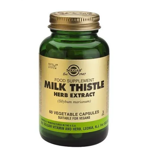 Solgar Milk Thistle 60 Vegetable Capsules – image 2