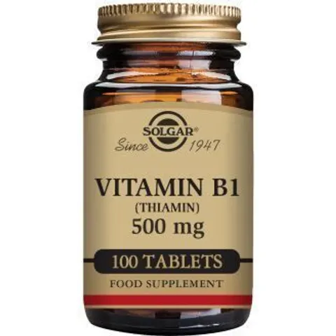 Solgar Vitamin B1 500 mg 100 Tablets – image 3