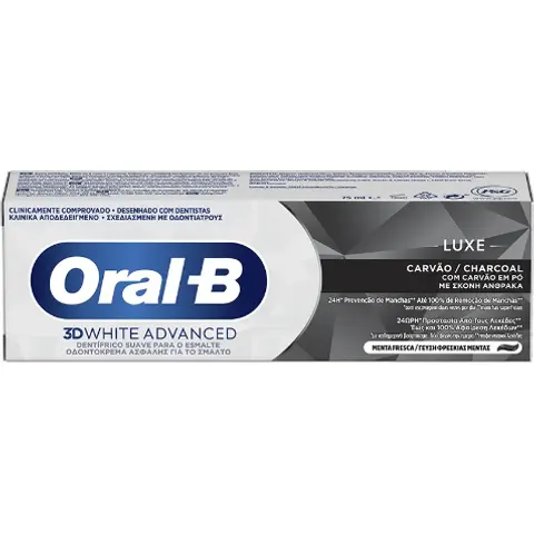 ORAL-B 3D WHITE LUXE charcoal toothpaste 75 ml – image 2