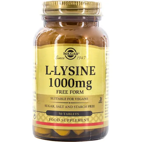 Solgar - L-Lysine 1000mg 50VTabs – image 4