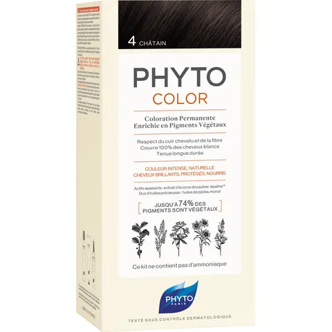 Phyto Phytocolor Permanent Coloration 4 Chestnut – image 3