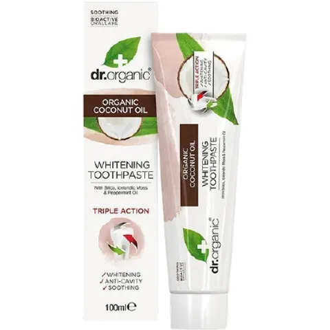 Dr. Organic Coconut Oil Toothpaste 100 ml – image 2