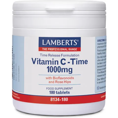 Lamberts Vitamin C 1000 mg Sustained Release 180 Tablets – image 2