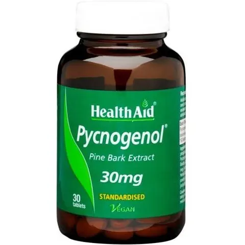 Health Aid Pycnogenol Extract 30mg - Standardised, 30 Tablets – image 2