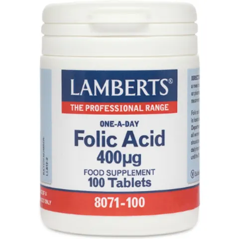Folic Acid 400ug 100's – image 2