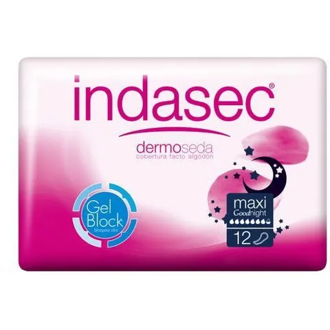 Indasec Maxi Good Night Compresses 12 unds – image 2