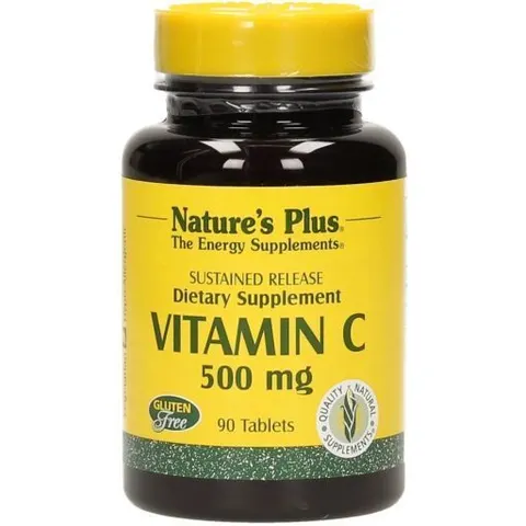 NaturesPlus Vitamin C with Rosehip 500mg 90 Tablets – image 2