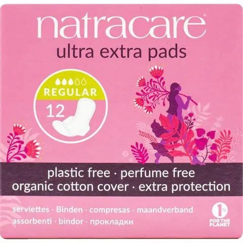 Natracare Ultra Extra Winged Compresses 12 uds – image 2
