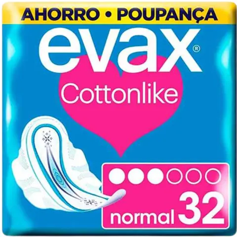 Evax Cottonlike Normal Wings Compress 32 Units – image 2