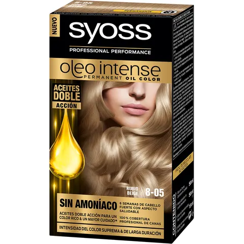 Permanent Dye Syoss Light Blonde N 8,05 – image 2