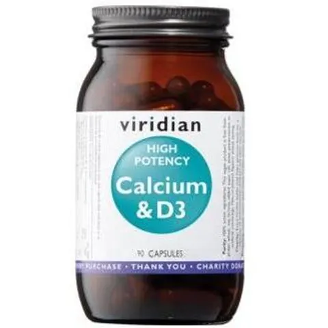Viridian Calcium-D3 High Potency 90 Capsules – image 2