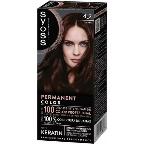 Syoss Permanent Color 1 Unit 4.2-Mahogany – image 2