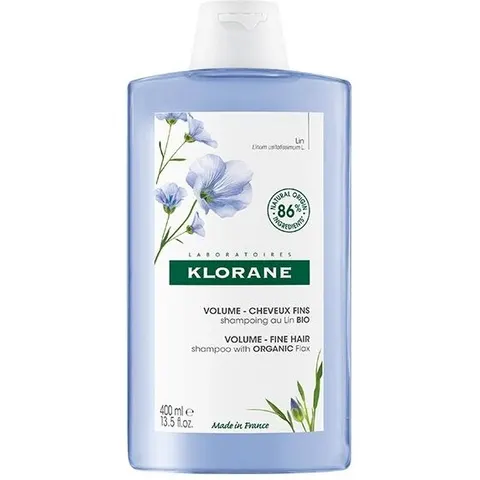 Klorane Volume Shampoo with Flax Fiber 400 ml – image 2