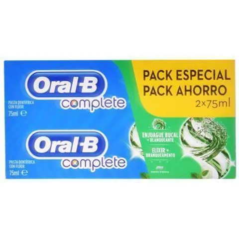 Toothpaste Complete Oral-B (2 uds) – image 2