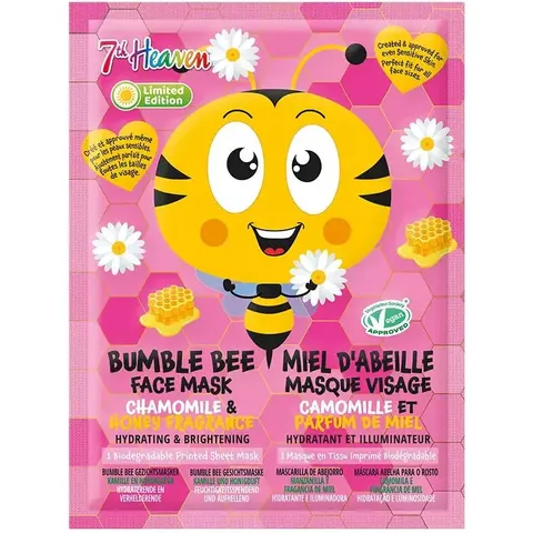 7th Heaven Bumble Bee Cloth Face Mask 1 unit – image 2