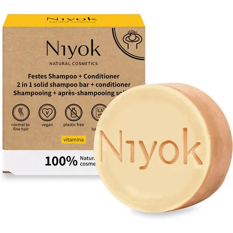 Niyok Solid Shampoo + Conditioner Vitamin 80g – image 2