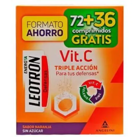 Leotron Vitamin C 72+36 Effervescent Tablets – image 2