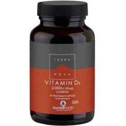 Terranova Vitamin D3 2000iu Complex 100 Veg Caps – image 2