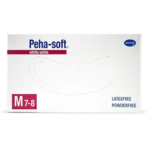 Peha Soft Nitrile Gloves White 100 units M – image 2