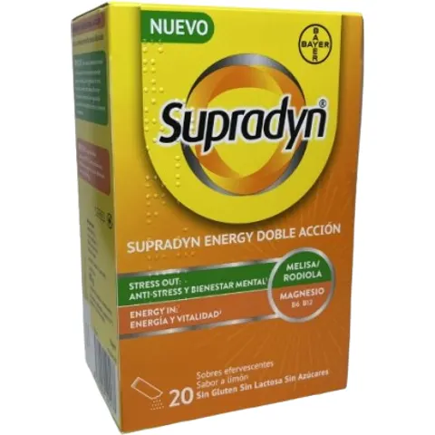 Supradyn Energy Double Action 20 Effervescent Sachets – image 2