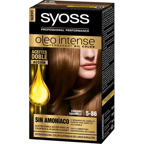 Permanent Dye Syoss Light Brown N 5,86 – image 2