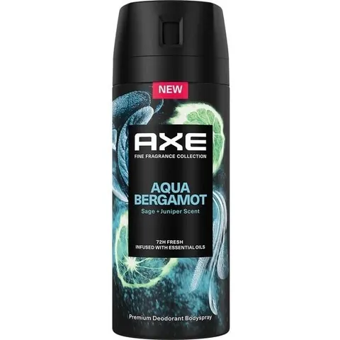Spray Deodorant Axe Aqua Bergamot 150 ml – image 2