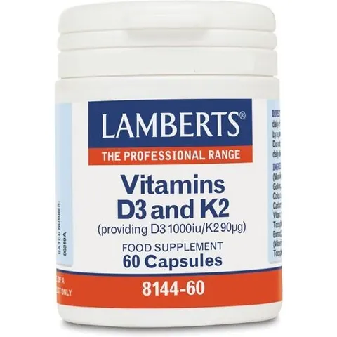 Lamberts Vitamins D3 and K2 60 caps – image 2