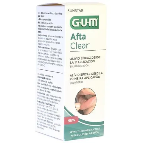 Gum Aftaclear Mouthwash 120ml – image 2