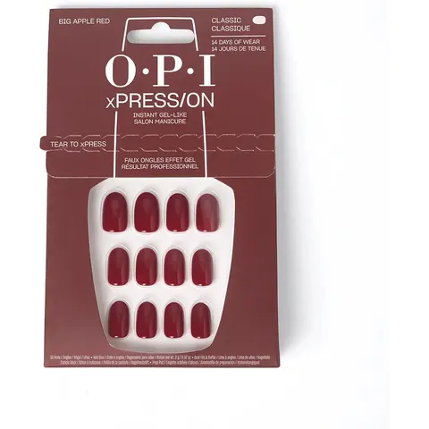 OPI xPRESS/ON false nails Big Apple Red 30 pc – image 3
