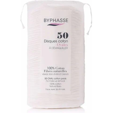 Byphasse Oval Cotton Make-up Remover Discs 50 units – image 2