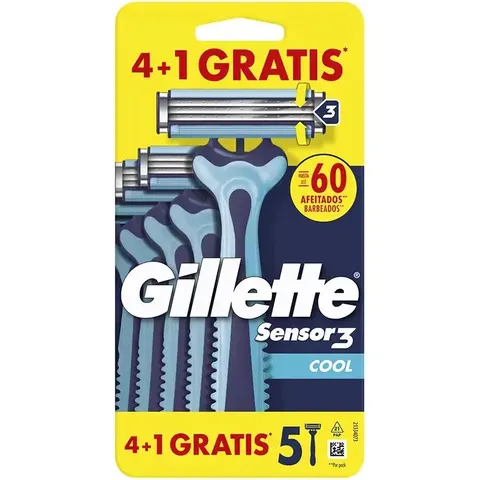 Gillette Sensor3 Cool Disposable Razor Blades 4 Units – image 2