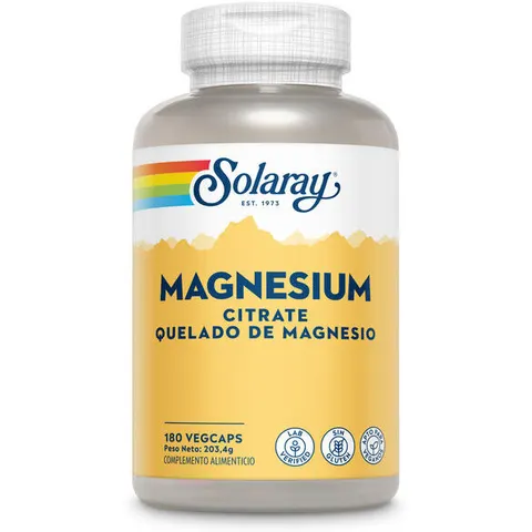 Solaray Magnesium Citrate 180 Capsules – image 2