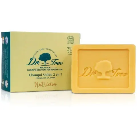 Dr. Tree 2 in 1 Shampoo Solido Nutricion 75G – image 2