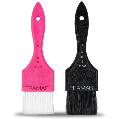 Framar Pink and Black Power Painter Brushes – image 2